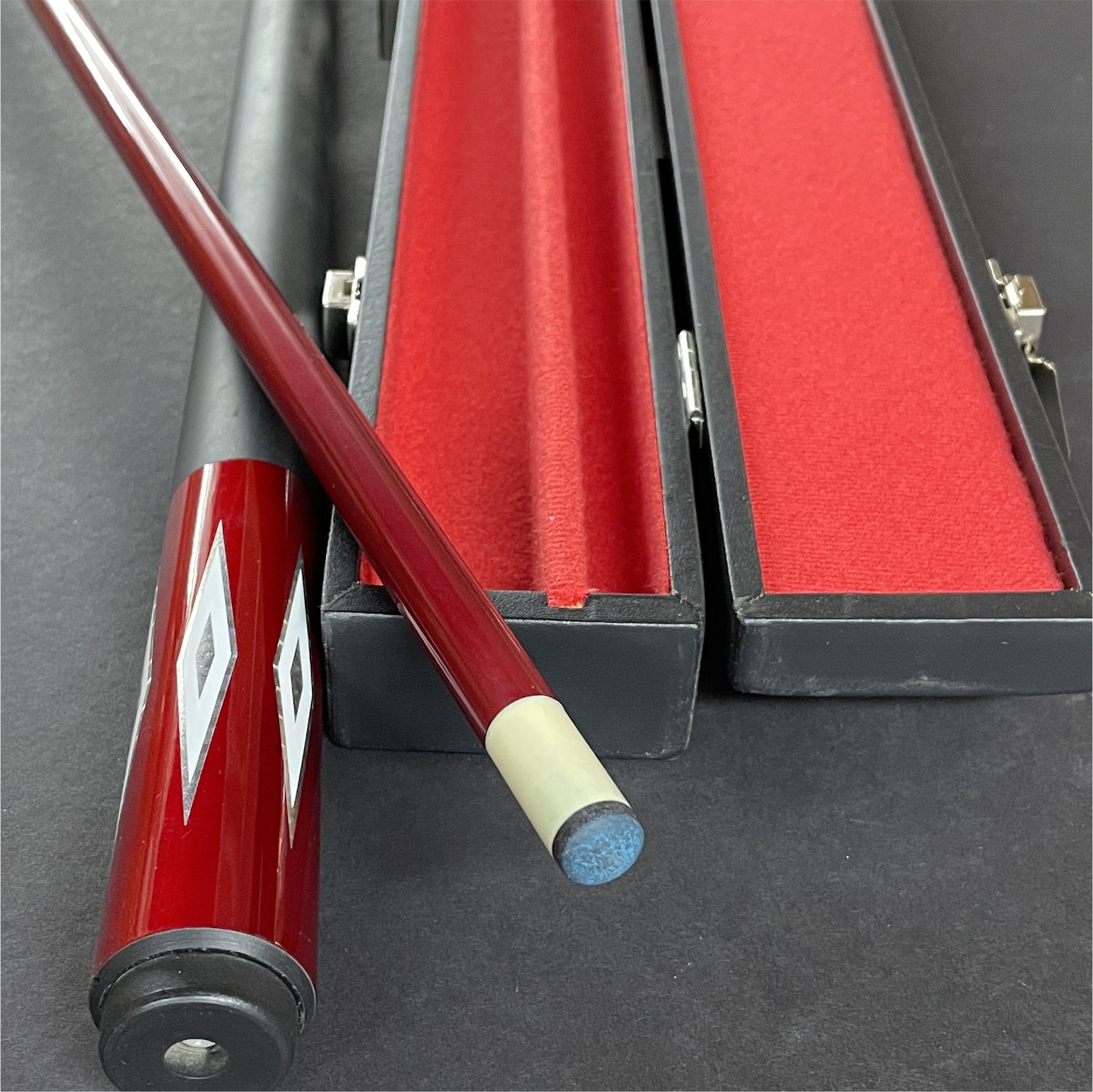 Excalibur Pool Cue Red | Thrift Harbor
